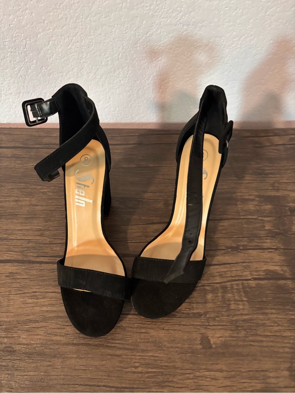 SHEIN black heels shoes size 8